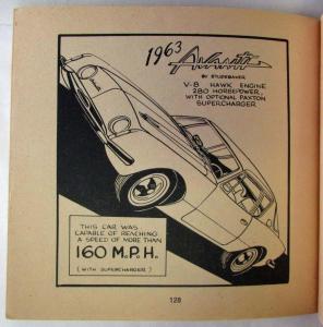 1971 Tad Burness Auto Album 5th Printing Locomobile Overland Studebaker Auburn