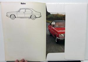 1972 Chrysler Of France Foreign Dealer Sales Portfolio Brochures 160 180 Models