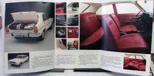 1972 Chrysler Of France Foreign Dealer Sales Portfolio Brochures 160 180 Models