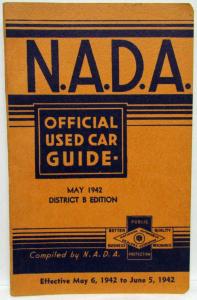 1942 NADA Official Used Car Price Guide - May - Auburn Chevrolet Ford Dodge