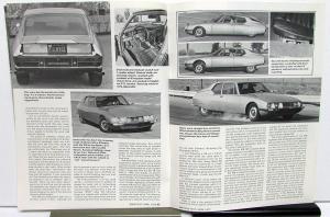 1972 Citroen SM Dealer Sales Brochure Road Test Magazine Article Factory Reprint