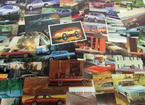 Automotive Postcard Lot - Many Makes Years &Models - Corvette XJ 220 Mustang AMC