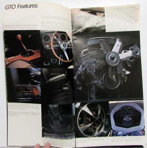 1967 Pontiac High Performance Dealer Brochure GTO LeMans Sprint 2+2 Original