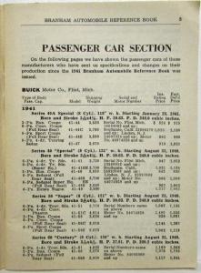 1941 Branham Automobile Reference Book - June Sup Travel Trailer Olds Available