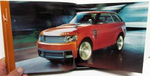 2004 Land Rover Press Kit Media Release Range Stormer Concept Vehicle