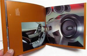 2004 Land Rover Press Kit Media Release Range Stormer Concept Vehicle