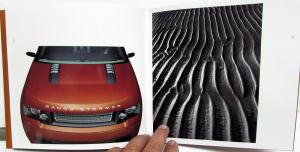 2004 Land Rover Press Kit Media Release Range Stormer Concept Vehicle