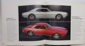 1968 Pontiac Firebird 400 H.O. Sprint 350 Sales Brochure Original XL