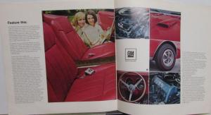 1968 Pontiac Firebird 400 H.O. Sprint 350 Sales Brochure Original XL
