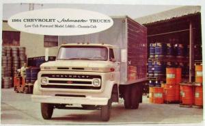 1964 Chevrolet Jobmaster Trucks Low Cab Forward Chassis Cab Postcard