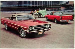 1969 Ford Ranchero Americas Luxury Pickup Postcard