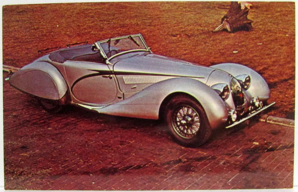 1937 Talbot-Lago Type 150-SS Roadster Postcard