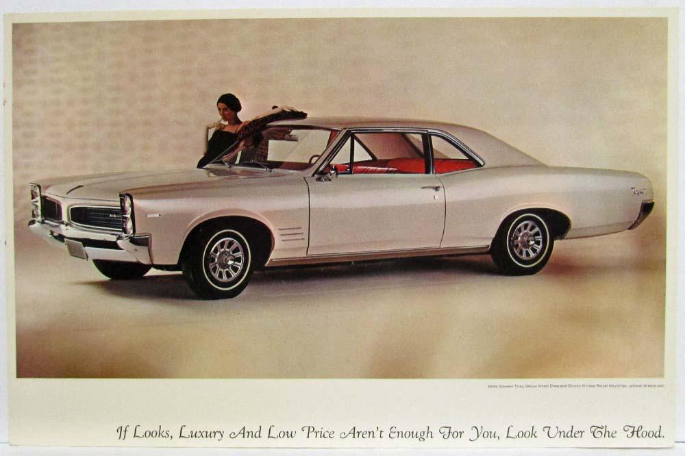 1966 Pontiac Tempest - A New Tiger Under the Hood Postcard