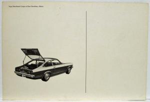 1972 Chevrolet Vega Oversized Postcard