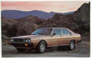 1982 Maserati Quattroporte Postcard