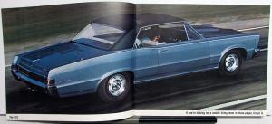 Original 1965 Pontiac High Performance Dealer Sale Brochure GTO 389 3 Deuces 2+2