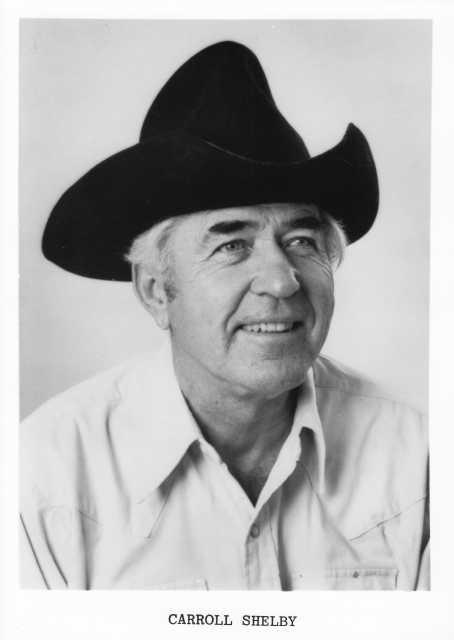 1983 1/2 Carroll Shelby in Cowboy Hat Press Photo 0094