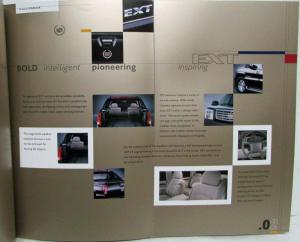 2002 Cadillac Escalade EXT Press Kit Corragated Silver Cover CD Slides Original