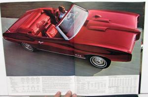 1969 Pontiac GTO Firebird The Judge Performance RoadTest Sales Brochure Original