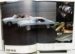 1969 Pontiac GTO Firebird The Judge Performance RoadTest Sales Brochure Original