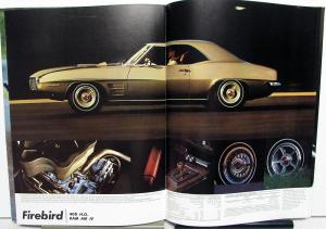 1969 Pontiac GTO Firebird The Judge Performance RoadTest Sales Brochure Original