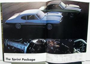 1969 Pontiac GTO Firebird The Judge Performance RoadTest Sales Brochure Original