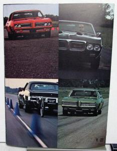 1969 Pontiac GTO Firebird The Judge Performance RoadTest Sales Brochure Original
