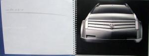 2001 Cadillac Vizon Concept Car Prestige Sales Brochure Press Kit & CD Original