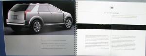 2001 Cadillac Vizon Concept Car Prestige Sales Brochure Press Kit & CD Original