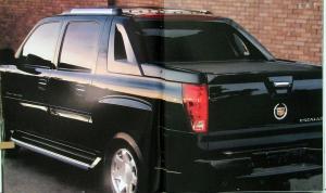 2002 Cadillac Escalade EXT Sales Brochure Oversized Original