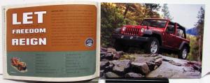 2007 Jeep Wrangler Dealer Prestige Sales Brochure Features Specs Accessories