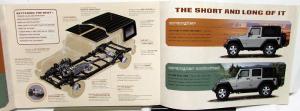 2007 Jeep Wrangler Dealer Prestige Sales Brochure Features Specs Accessories
