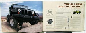 2007 Jeep Wrangler Dealer Prestige Sales Brochure Features Specs Accessories