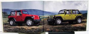 2007 Jeep Wrangler Dealer Prestige Sales Brochure Features Specs Accessories