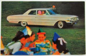 1964 Ford Custom 500 2-Door Sedan Postcard