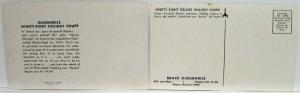 1955 Oldsmobile Postcard Lot Ninety-Eight