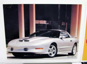 1996 Pontiac Comp TA & FireHawk Limited Edition Firebirds By SLP Data Cards