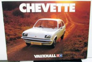 1976 General Motors Foreign Dealer Chevette Brochures French Dutch Text Vauxhall