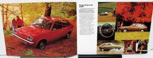 1976 General Motors Foreign Dealer Chevette Brochures French Dutch Text Vauxhall