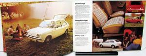 1976 General Motors Foreign Dealer Chevette Brochures French Dutch Text Vauxhall