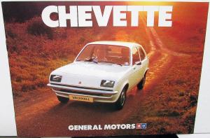 1976 General Motors Foreign Dealer Chevette Brochures French Dutch Text Vauxhall