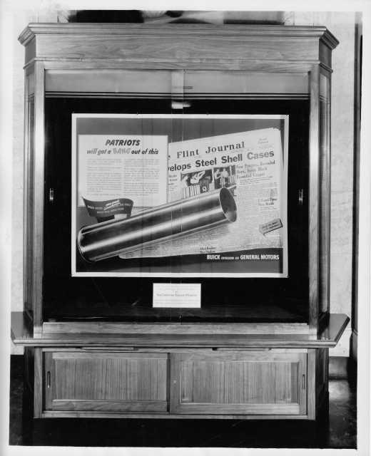 1943 & 1944 Buick Ads in Christian Science Monitor Display Case Photo Lot