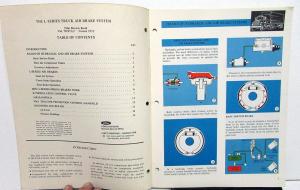 1970 Ford Truck Dealer L Series H/D Air Brake System Technician Training Manual