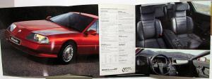 1989 Renault Alpine Mille Miles Foreign Dealer Sales Brochure Folder French Text