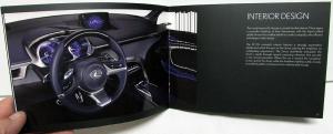 2009 Lexus LF-Ch Full Hybrid Concept Car Brochure Handout