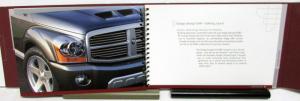 2003 Dodge Durango Concept Vehicle Press Kit Media Release Hemi RT SUV
