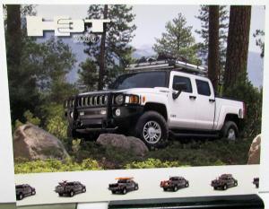 2009 Hummer Dealer Data Cards Handouts Set Of 3 H3T H2 Features Colors