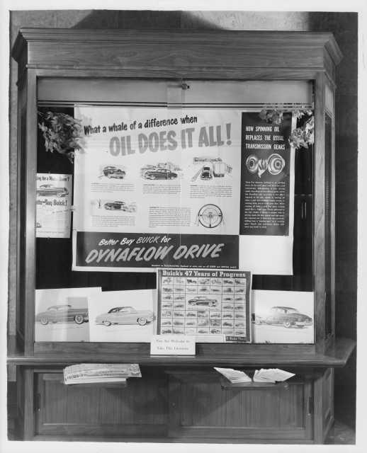 1950 Buick Ads in Christian Science Monitor Display Case Photo 0010