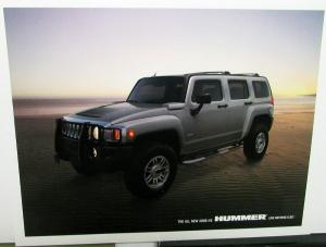 2006 Hummer Dealer Sales Set 5 Data Cards H2 H3 Features & Specifications