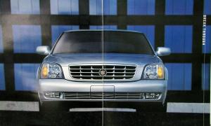 2003 Cadillac Deville Prestige Sales Brochure Oversized Original